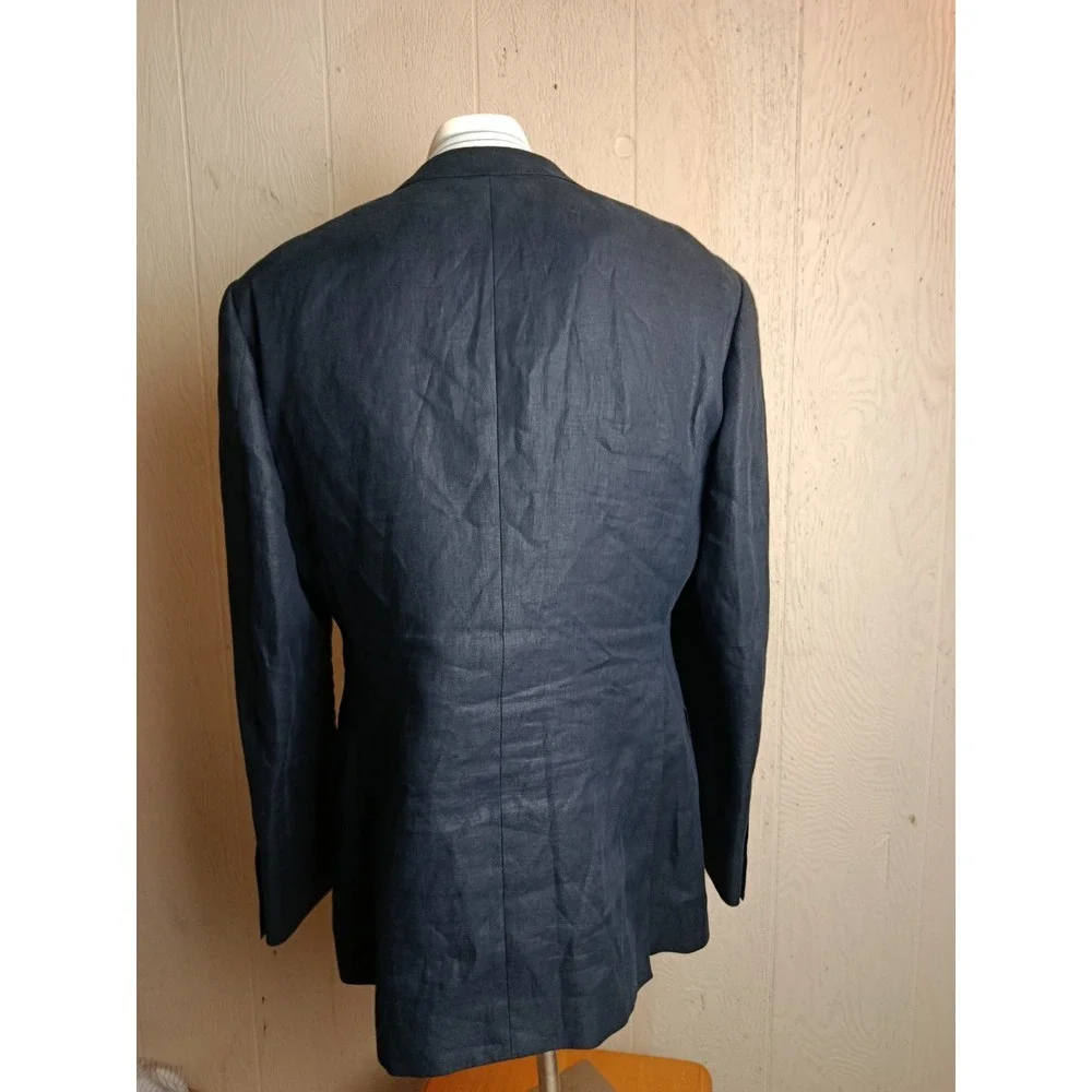 Suitsupply Napoli Suit Mens 40 Navy Baird Mcnutt Linen Brescia Pants 33X29